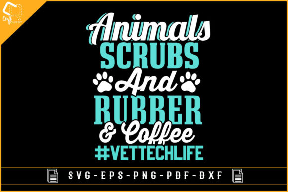 Animals Scrubs Veterinary T-shirt Graphics & Crafts
