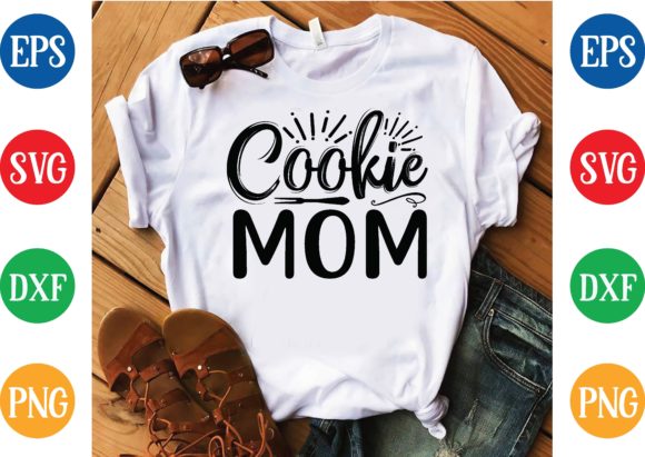 Cookie Mom Svg Design: A Versatile Graphic for T-Shirt Designs