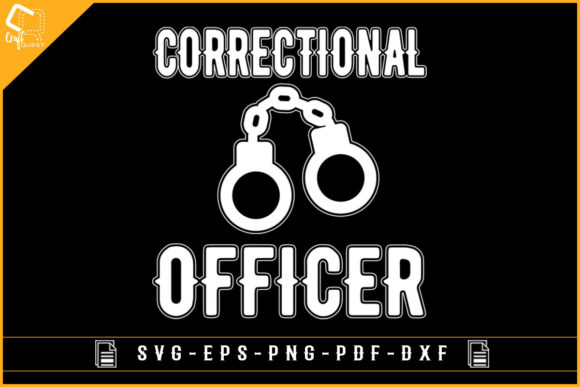 Correctional Officer T-shirt Graphics for Crafts