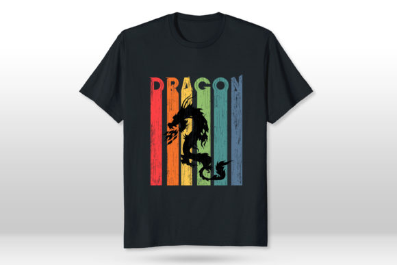Dragon on Your T-Shirt: A Bold Graphic for Content