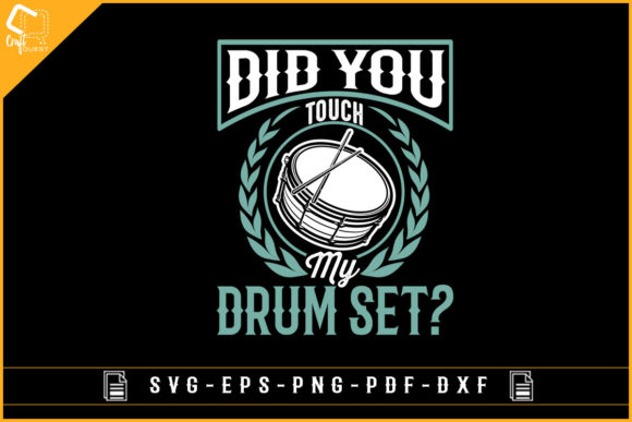 Drummer T-shirt Sublimation Design: Graphics for Crafts