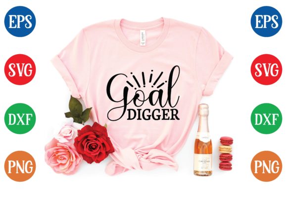 Goal Digger Svg Design: A Versatile T-Shirt Graphics Asset