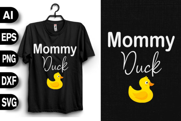 Mommy Duck Funny Rubber Duck: A Versatile T-Shirt Design