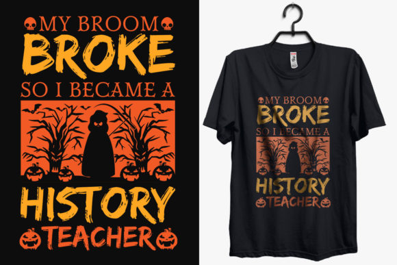 My Broom Broke: A Creative T-Shirt Design for Sellers