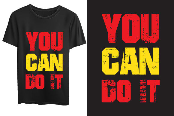 Never Give Up: A Motivational T-Shirt Design