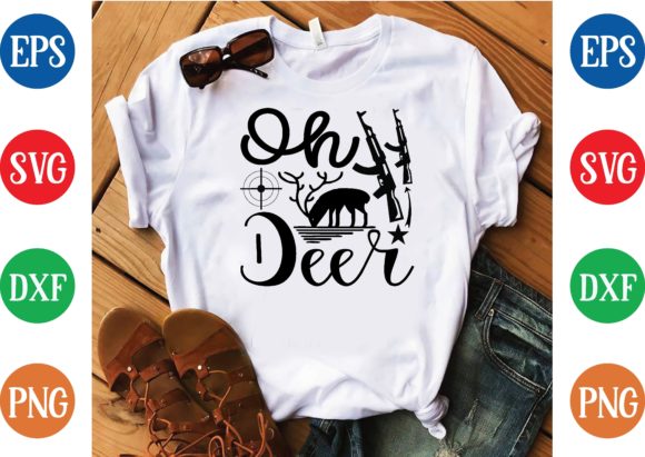 Oh Deer Svg Design: A Versatile Graphic for T-Shirt Designs
