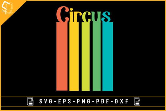 Retro Vintage Circus T-shirt Sublimation for Crafts & Graphics