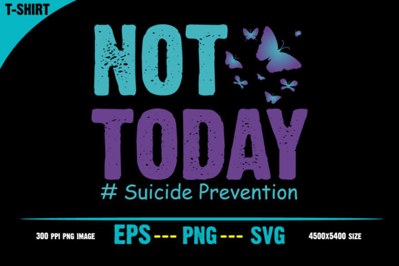 Reviewing Suicide Prevention Awareness Svg Design for T-Shirt Projects