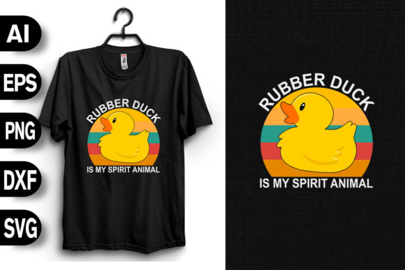 Rubber Duck is My Spirit Animal: A Fun T-Shirt Design