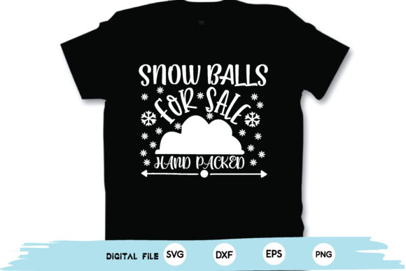 Snowballs for Sale Hand Packed Svg: A T-Shirt Design Gem