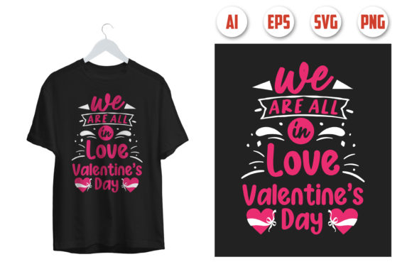 Valentine's Day T-shirt Design 4: A Graphic for Local Branding
